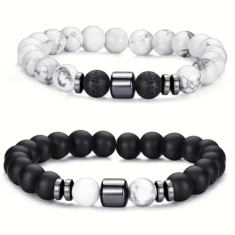 Bransoletki z lawy wulkanicznej „Lava & Stone Balance”