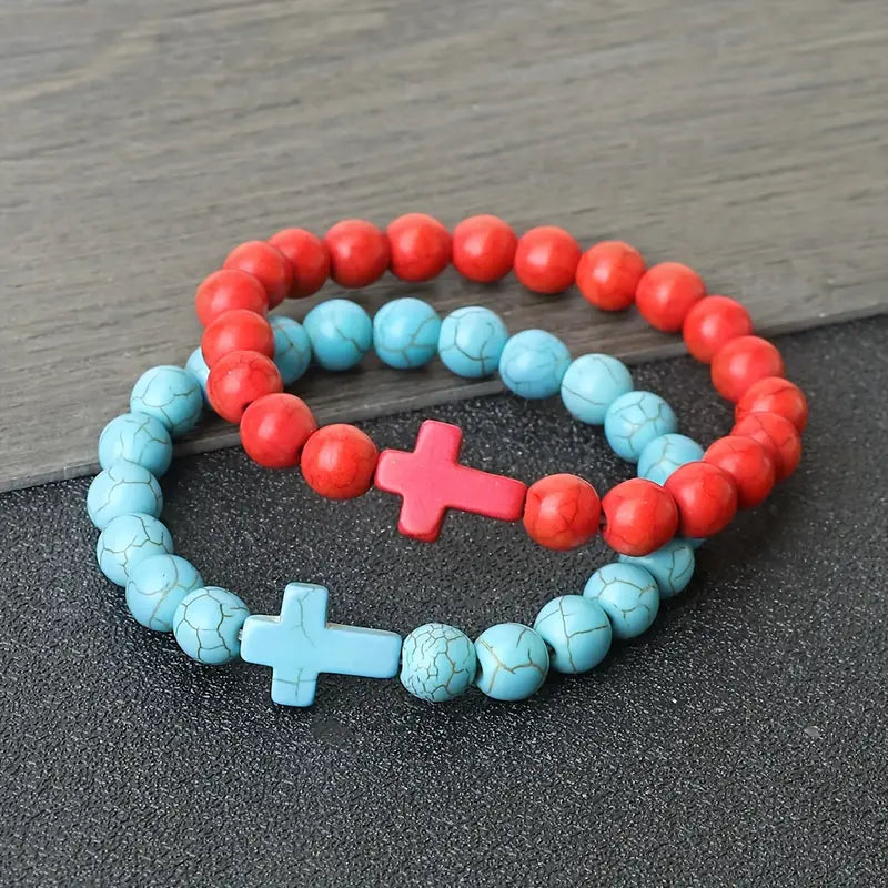 Bransoletki z kolorowych koralików „CrossLine Basic”