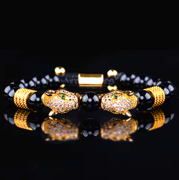 Bransoletka męska „Dominus Panther”