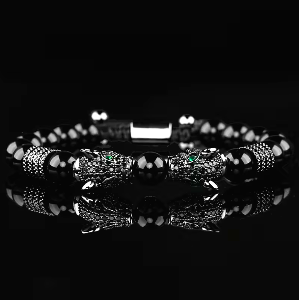 Bransoletka męska „Dominus Panther”