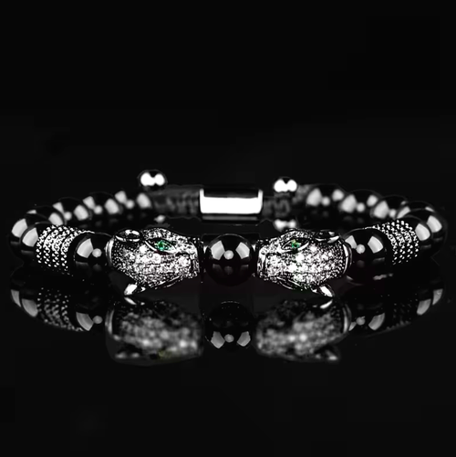 Bransoletka męska „Dominus Panther”