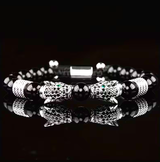 Bransoletka męska „Dominus Panther”