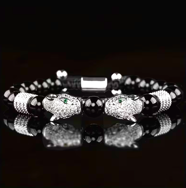 Bransoletka męska „Dominus Panther”